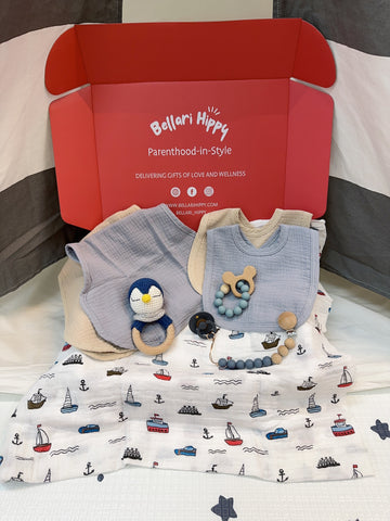 Baby Boy Gift Set (Sailor Penguin-Star*)